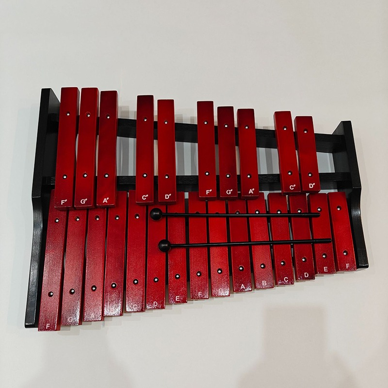 Kids Toys Xylophone - Портативный ксилофон, 25-тональный деревянный ксилофон, детская
