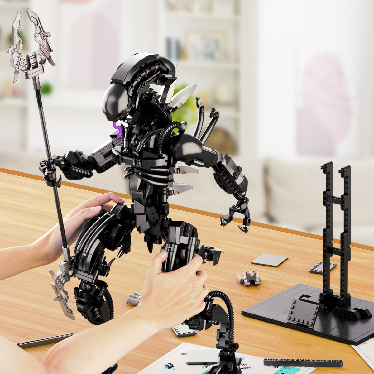 Xenomorph Kids Toys - Набор игрушек «Чужой», ксеноморф Хищник, экшн-фигурка,