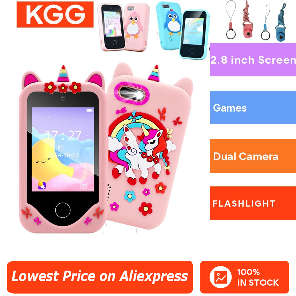 Kids Toys Smartphone - Детский развивающий смартфон-игрушка с двумя камерами,