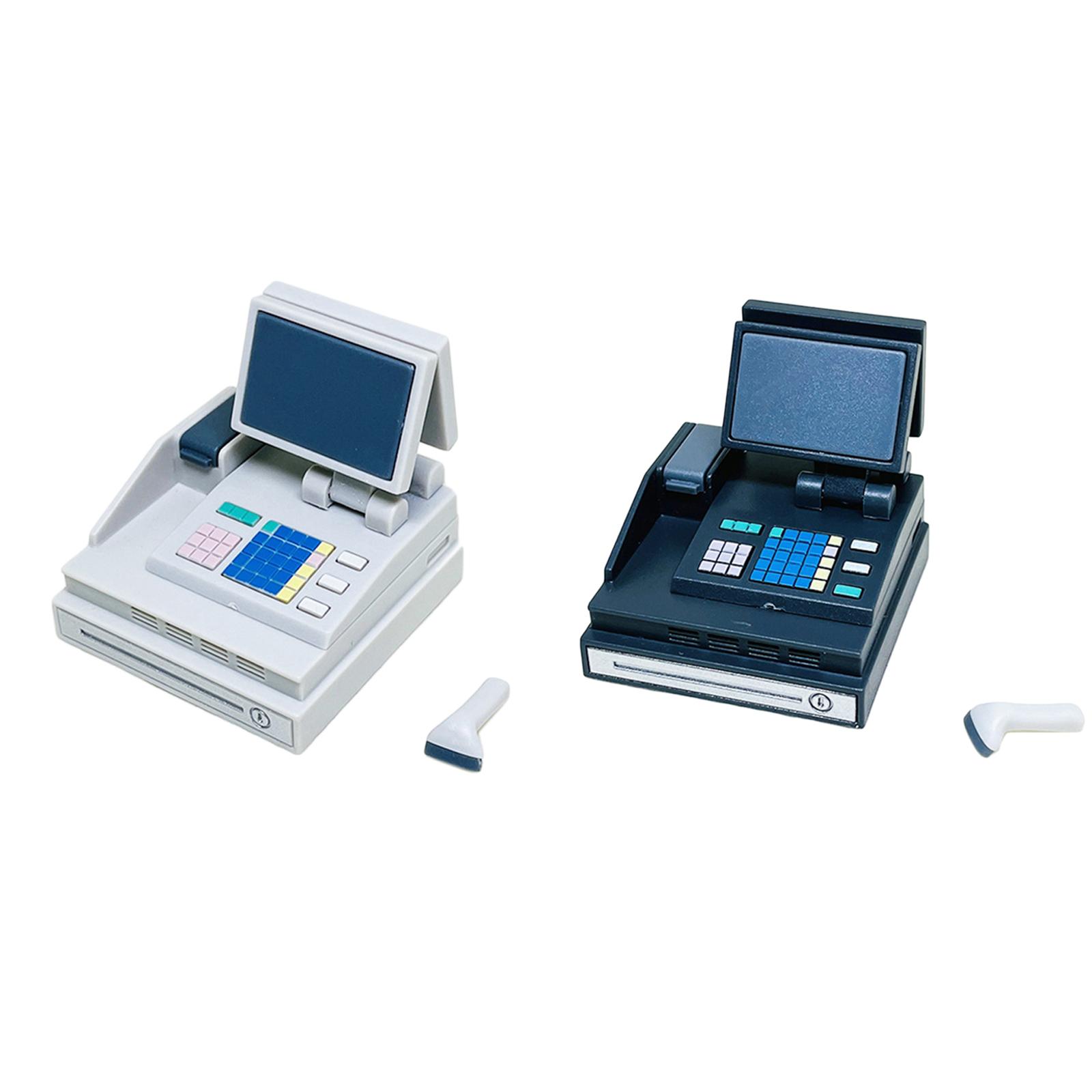 Toy Cash Register - 1/6 весы кукольный домик кассовый аппарат