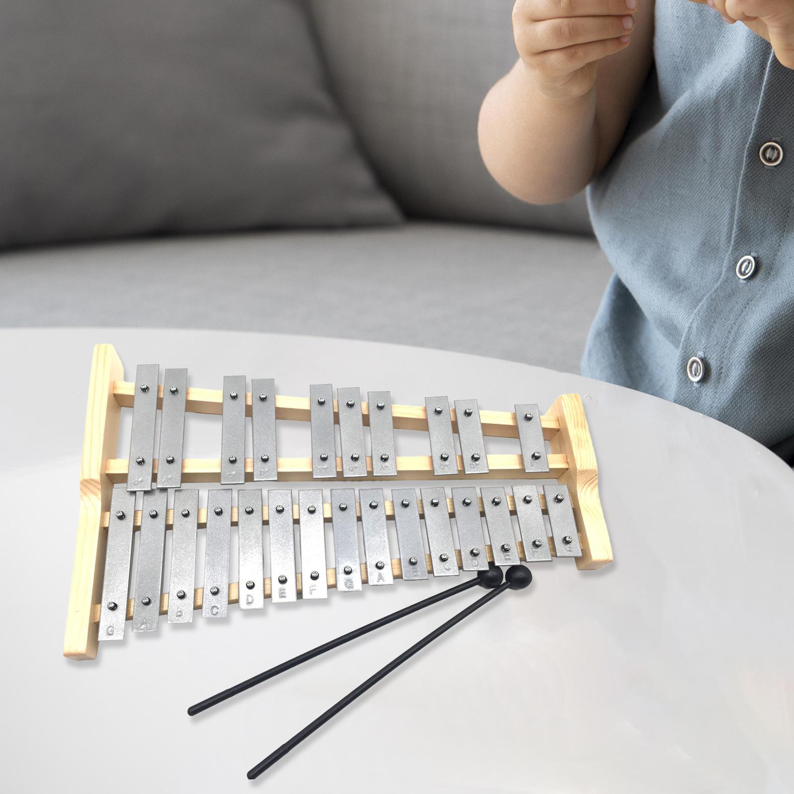 25-нотный металлический ксилоф – обзор и цена Kids Toys Xylophone