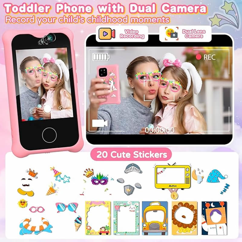 Цифровая камера, смартфон, MP3 – обзор и цена Kids Toys Smartphone