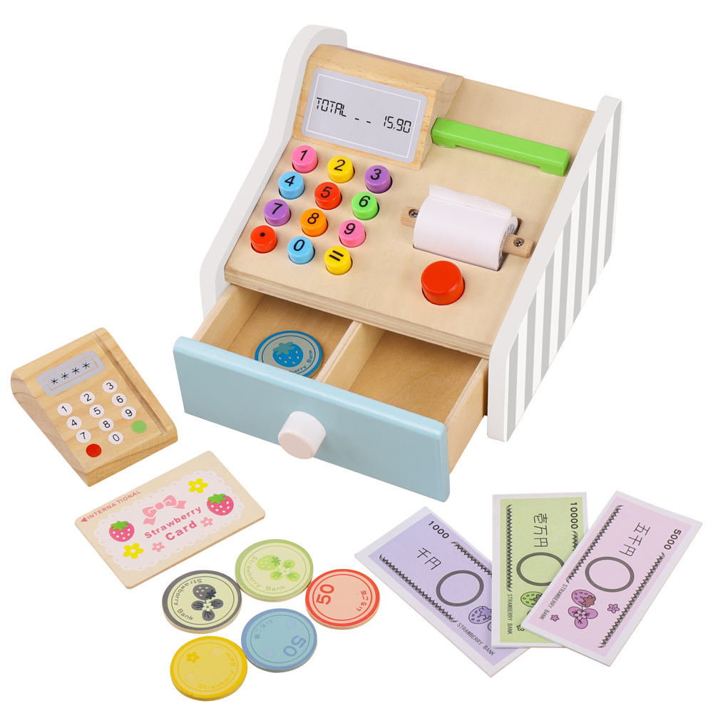 Деревянный кассовый аппарат, и – обзор и цена Toy Cash Register